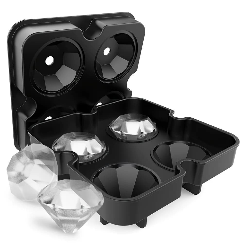 Diamanten ijsblokjesvorm
