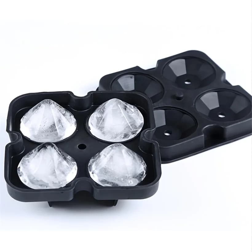 Diamanten ijsblokjesvorm